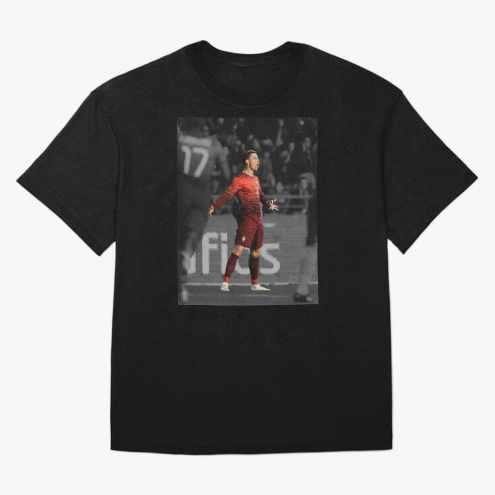 Cristiano Ronaldo Siuuuuuu,Ronaldo Gifts, Ronaldo Best Selling , Ronaldo Top Items Oversized T-Shirt Show Your Love for Global Football Passion for FIFA World Cup 2026 USA Canada Mexico, Filled with CR7 and Messi, Germany, Football History, Final