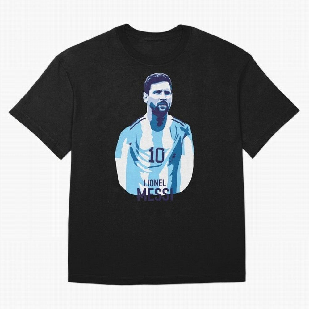 Messi Oversized T-Shirt Celebrate Golden Goal Energy in FIFA World Cup 2026 for Fans of Haaland and Netherlands, Bringing Championship Spirit, Famous Goals, Roaring Crowds and International Football Unity; Built for Supporters Chasing Trophy