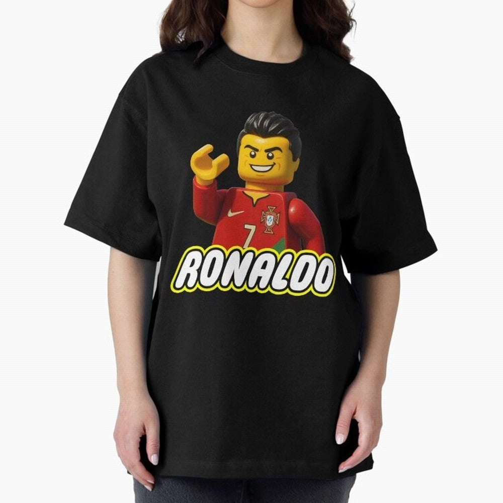 Block CR7 Oversized T-Shirt Bring Bold Fan Energy to FIFA World Cup 2026 USA Canada Mexico for Fans of CR7 and Netherlands, Bringing Supporter Pride, Iconic Celebrations, Legendary Names and Global Match Day Energy; Ideal for Passionate Fans Who