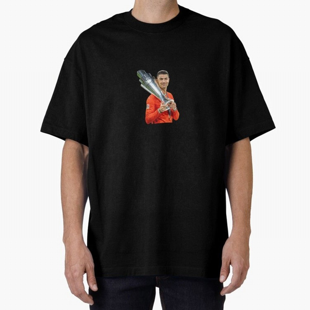 CR7 - Portugal Oversized T-Shirt Showcase FIFA World Cup 2026 Inspired by Messi, Argentina Energy, Worldwide Fan Energy, Dramatic Goals, Stadium Lights and Championship Celebrations; Perfect for Supporters Who Want Bold Football Energy, Global