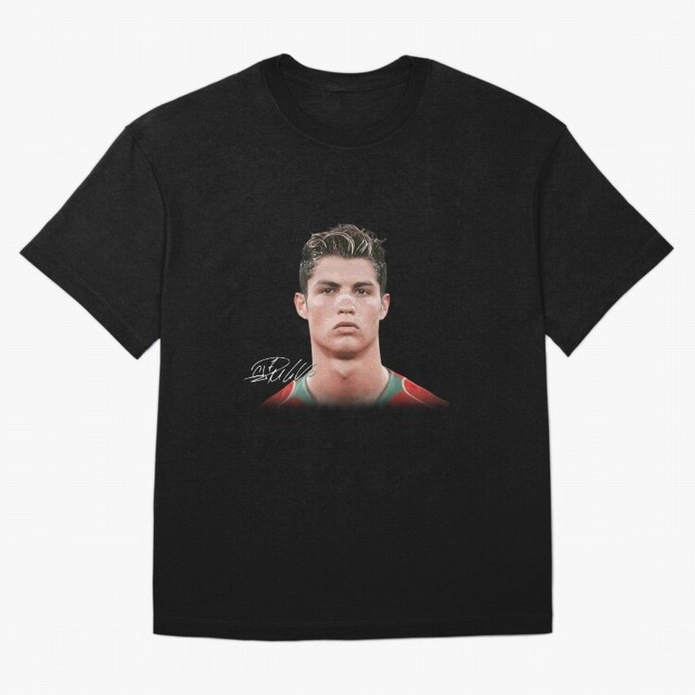 Cristiano Ronaldo Oversized T-Shirt Get Ready for Match Day Hype around FIFA World Cup 2026, Neymar, France and Portugal, Football Festival Excitement, Trophy Ambitions, Country Rivalries and Star Player Buzz; Great for Supporters Who Love