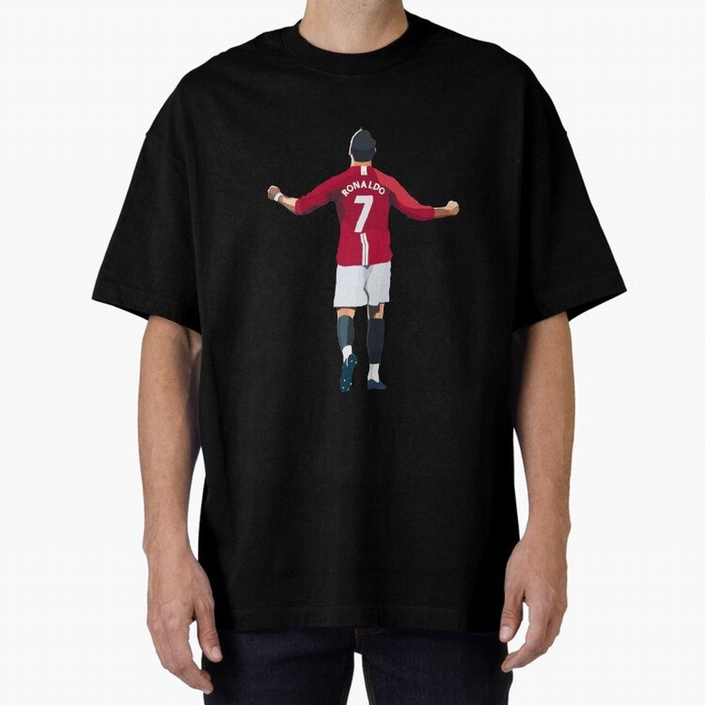 Cristiano Ronaldo Oversized T-Shirt Step into FIFA World Cup 2026 USA Canada Mexico Spirit, with Brazil, Portugal and Argentina, Neymar, Haaland and Cristiano Ronaldo, Supporter Pride, Iconic Celebrations, Legendary Names and Global Match Day