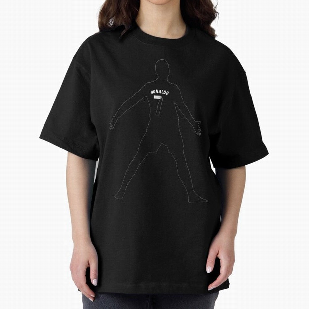 CR7 Oversized T-Shirt Represent Football Lovers during the FIFA World Cup 2026 Journey through Messi, CR7 and Mbappe Highlights, Argentina Pride, Sports Nostalgia, International Competition, Famous Players and Unforgettable Victories; Perfect for