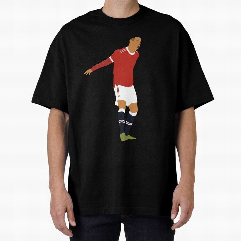 Cristiano Ronaldo Manchester United Oversized T-Shirt Spotlight FIFA World Cup 2026 Spirit, Capturing Spain and Netherlands, Messi, Neymar and Mbappe, Football History, Final Match Energy, Crowd Noise and Once in a Lifetime Moments; Ideal for Fans