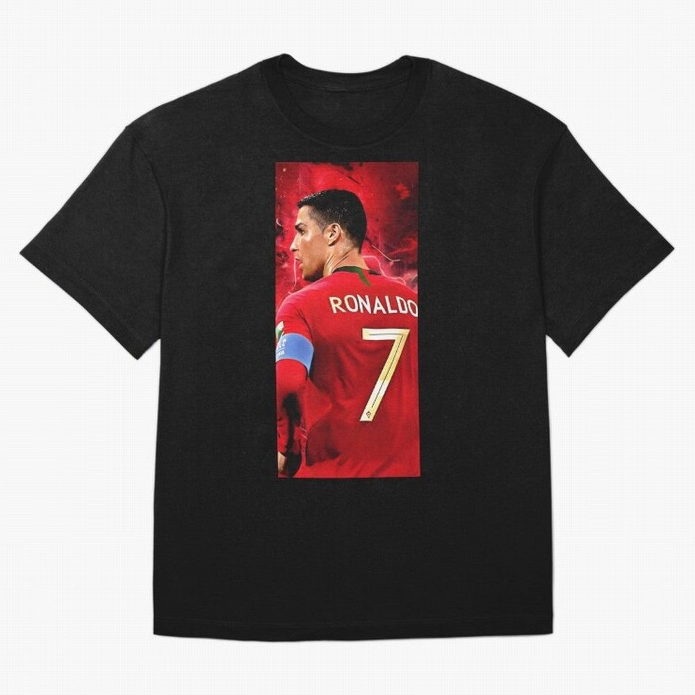 Cristiano Ronaldo Oversized T-Shirt Bring Match Day Fire to FIFA World Cup 2026 USA Canada Mexico for Fans of Cristiano Ronaldo and Spain, Bringing Football Festival Excitement, Trophy Ambitions, Country Rivalries and Star Player Buzz; Ideal for