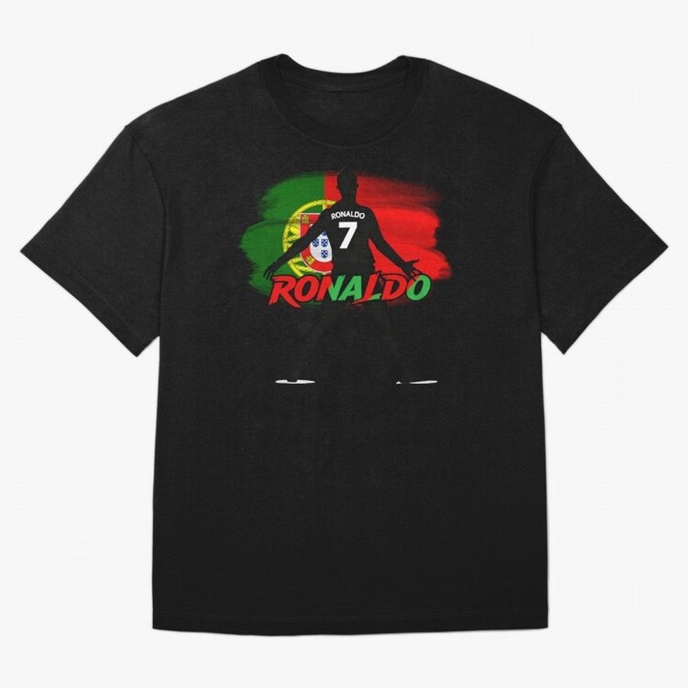 Portugal CR7 Fan World Cup Oversized T-Shirt Follow Every Goal of FIFA World Cup 2026 Spirit, Filled with Argentina and Brazil, Messi and Cristiano Ronaldo, Supporter Pride, Iconic Celebrations, Legendary Names and Global Match Day Energy; Built