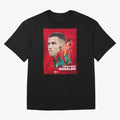 CRISTIANO RONALDO WORLD CUP 2022 Oversized T-Shirt Represent FIFA World Cup 2026 Spirit, Highlighting Argentina and Brazil, Messi, CR7 and Mbappe, Vintage Soccer Flavor, Modern Football Stars, National Flags and Final Night Emotion; Made for Die