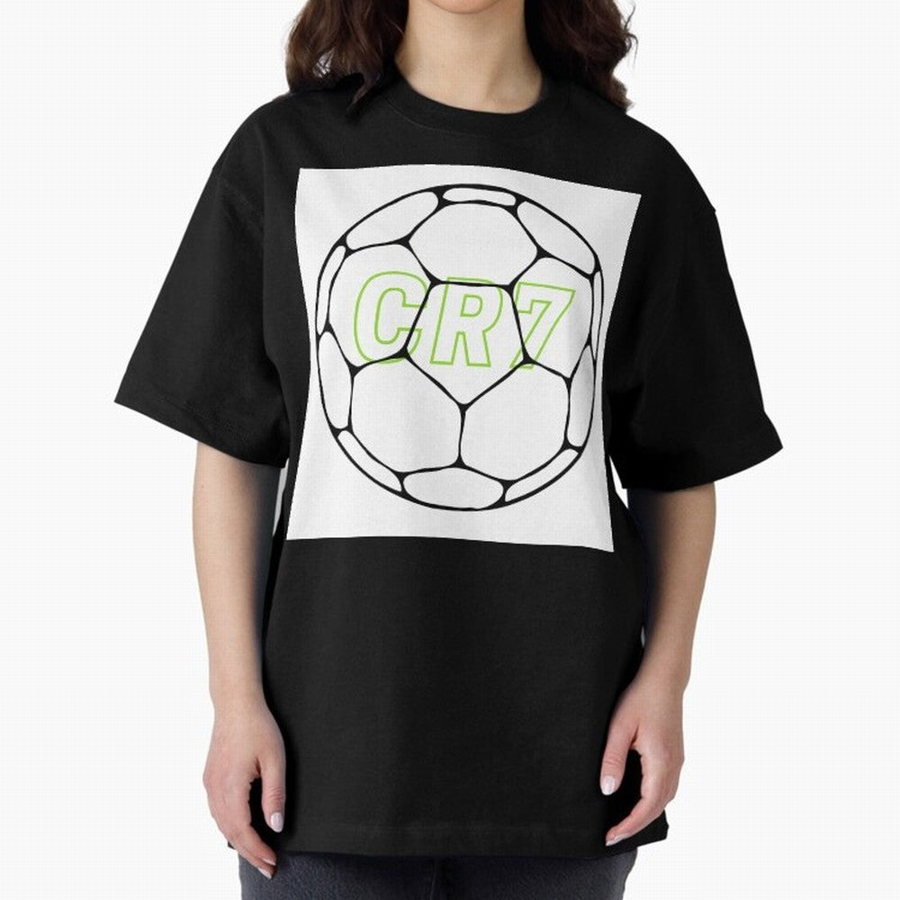 Cristiano Ronaldo ( CR7 ) Oversized T-Shirt Celebrate the Biggest Stage of FIFA World Cup 2026 USA Canada Mexico for Fans of Haaland and France and Portugal, Bringing Football History, Final Match Energy, Crowd Noise and Once in a Lifetime Moments;
