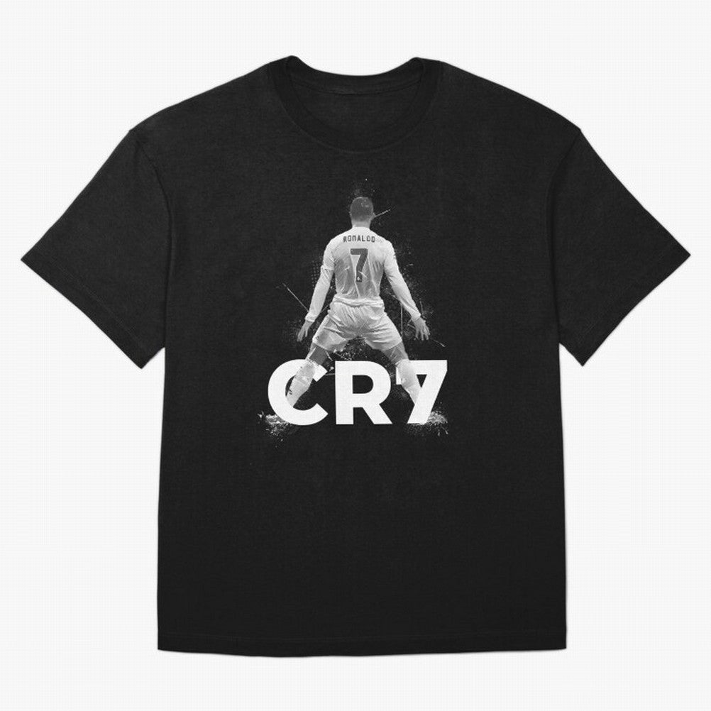 Cristiano Ronaldo CR7 Oversized T-Shirt Remember FIFA World Cup 2026 for Fans of Mbappe and Neymar and England and Germany, Bringing Sports Nostalgia, International Competition, Famous Players and Unforgettable Victories; Built for Supporters
