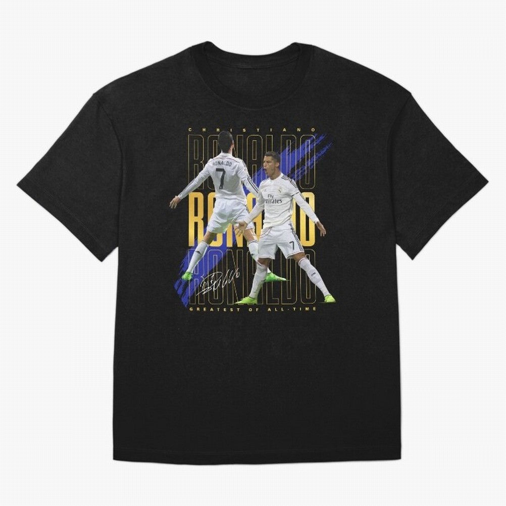 Cristiano Ronaldo Suuiii! Oversized T-Shirt Celebrate National Team Dreams in FIFA World Cup 2026 Spirit, Built around France and Portugal, Haaland and Mbappe, Championship Spirit, Famous Goals, Roaring Crowds and International Football Unity;