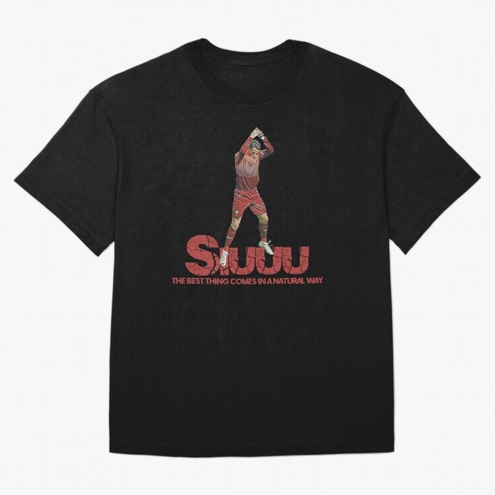Cr7 Ronaldo Siuuu Oversized T-Shirt Bring a Champion Mindset to Global Football Passion for FIFA World Cup 2026, with Messi, CR7 and Mbappe, Spain and Netherlands, Tournament Hype, Historic Matchups, Family Viewing Parties and Global Sports Pride;