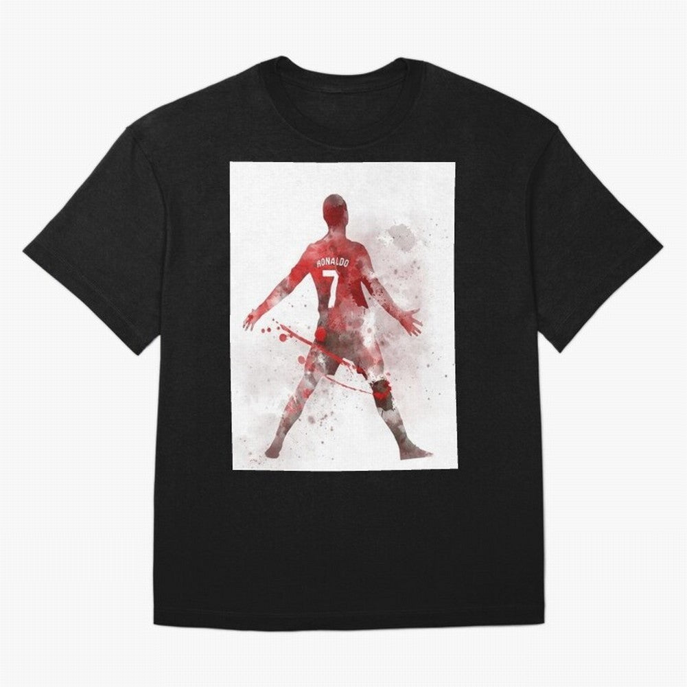 Cristiano Ronaldo Oversized T-Shirt Feel the Trophy Chase of Global Football Passion for FIFA World Cup 2026 USA Canada Mexico, Driven by Cristiano Ronaldo, England and Germany, Supporter Pride, Iconic Celebrations, Legendary Names and Global Match