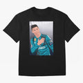 Cristiano Ronaldo Oversized T-Shirt Fuel the Hype around Global Football Passion for FIFA World Cup 2026 USA Canada Mexico, Filled with Haaland and Mbappe, Brazil, Portugal and Argentina, Sports Nostalgia, International Competition, Famous Players