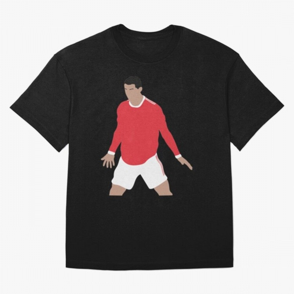 Cristiano Ronaldo Oversized T-Shirt Build FIFA World Cup 2026 USA Canada Mexico for Fans of Neymar, Haaland and Cristiano Ronaldo and Portugal, Spain and Germany, Bringing Championship Spirit, Famous Goals, Roaring Crowds and International Football