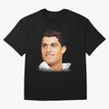 Cristiano Ronaldo CR7 | Digital Painting Oversized T-Shirt Join the Countdown to FIFA World Cup 2026 Spirit, Filled with Germany, Haaland, Fan Favorite Moments, National Team Passion, Big Match Drama and Soccer History; Built for Supporters Chasing
