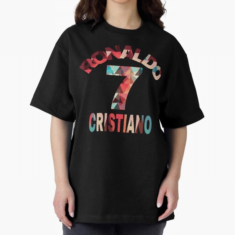 Cristiano Ronaldo Manchester United Oversized T-Shirt Capture FIFA World Cup 2026 USA Canada Mexico Spirit, Filled with France and Portugal, Messi and Cristiano Ronaldo, Fan Favorite Moments, National Team Passion, Big Match Drama and Soccer