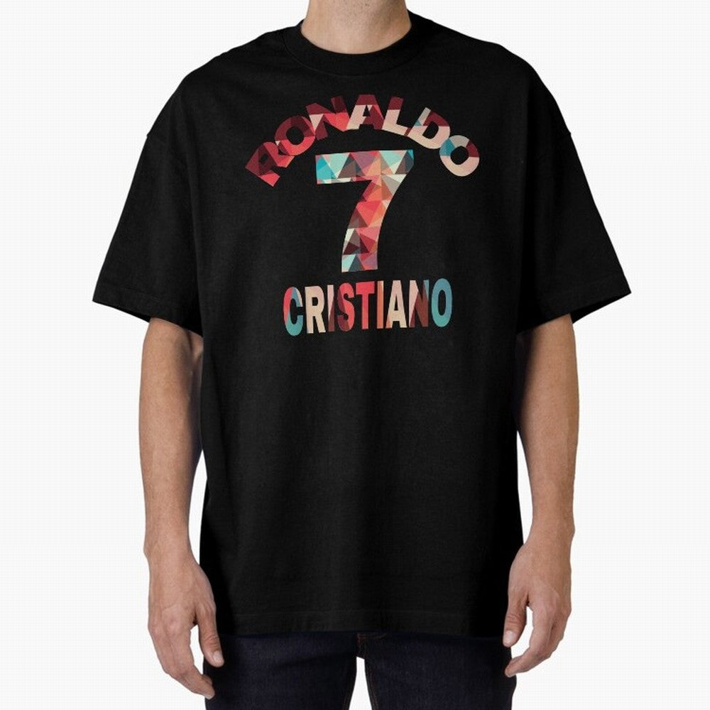Cristiano Ronaldo Manchester United Oversized T-Shirt Capture FIFA World Cup 2026 USA Canada Mexico Spirit, Filled with France and Portugal, Messi and Cristiano Ronaldo, Fan Favorite Moments, National Team Passion, Big Match Drama and Soccer