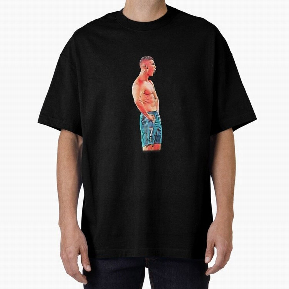 what a celebration by cristiano ronaldo Oversized T-Shirt Celebrate Fan Favorites in FIFA World Cup 2026 USA Canada Mexico Driven by Messi, Neymar and Mbappe, England, France and Netherlands Energy, Championship Spirit, Famous Goals, Roaring Crowds