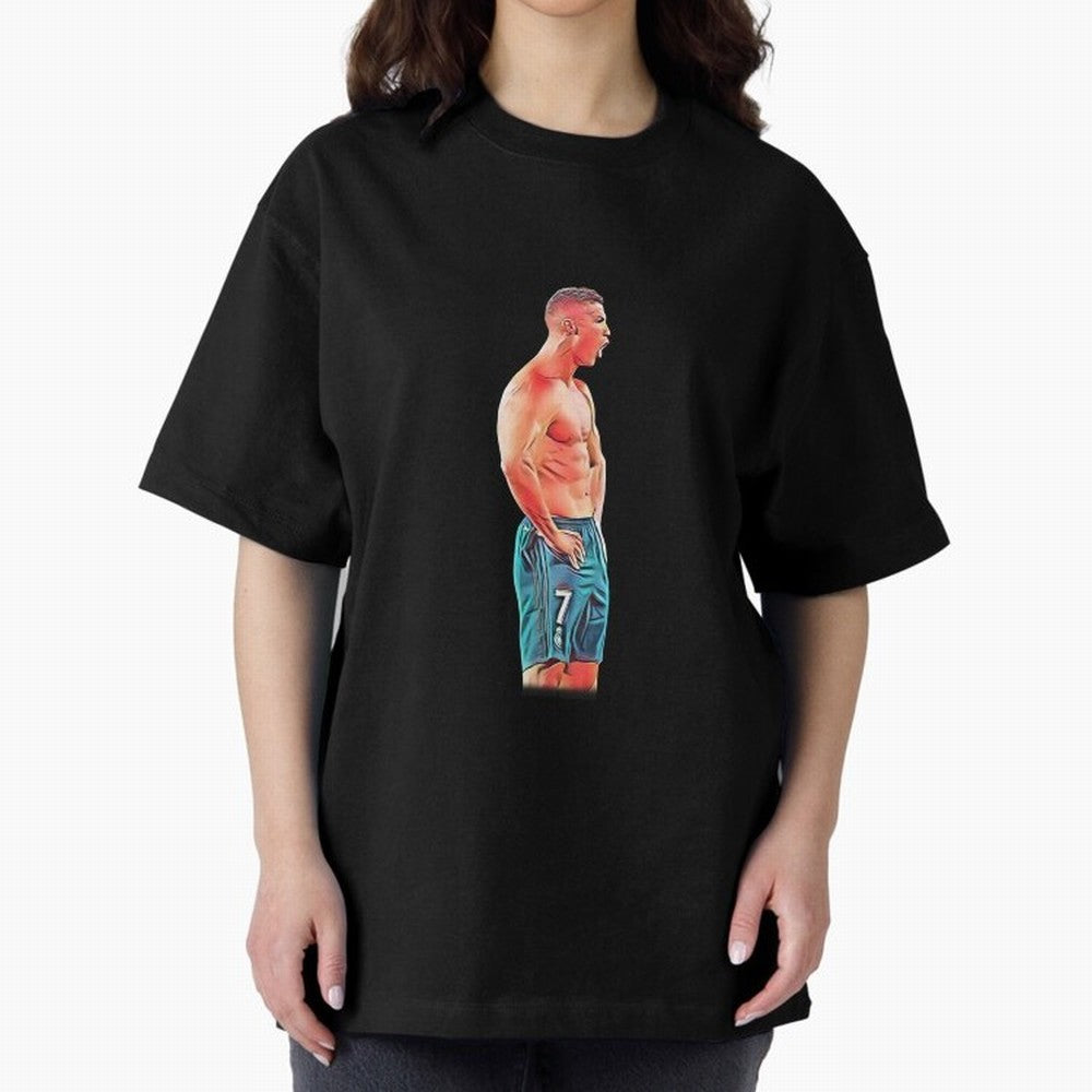what a celebration by cristiano ronaldo Oversized T-Shirt Celebrate Fan Favorites in FIFA World Cup 2026 USA Canada Mexico Driven by Messi, Neymar and Mbappe, England, France and Netherlands Energy, Championship Spirit, Famous Goals, Roaring Crowds