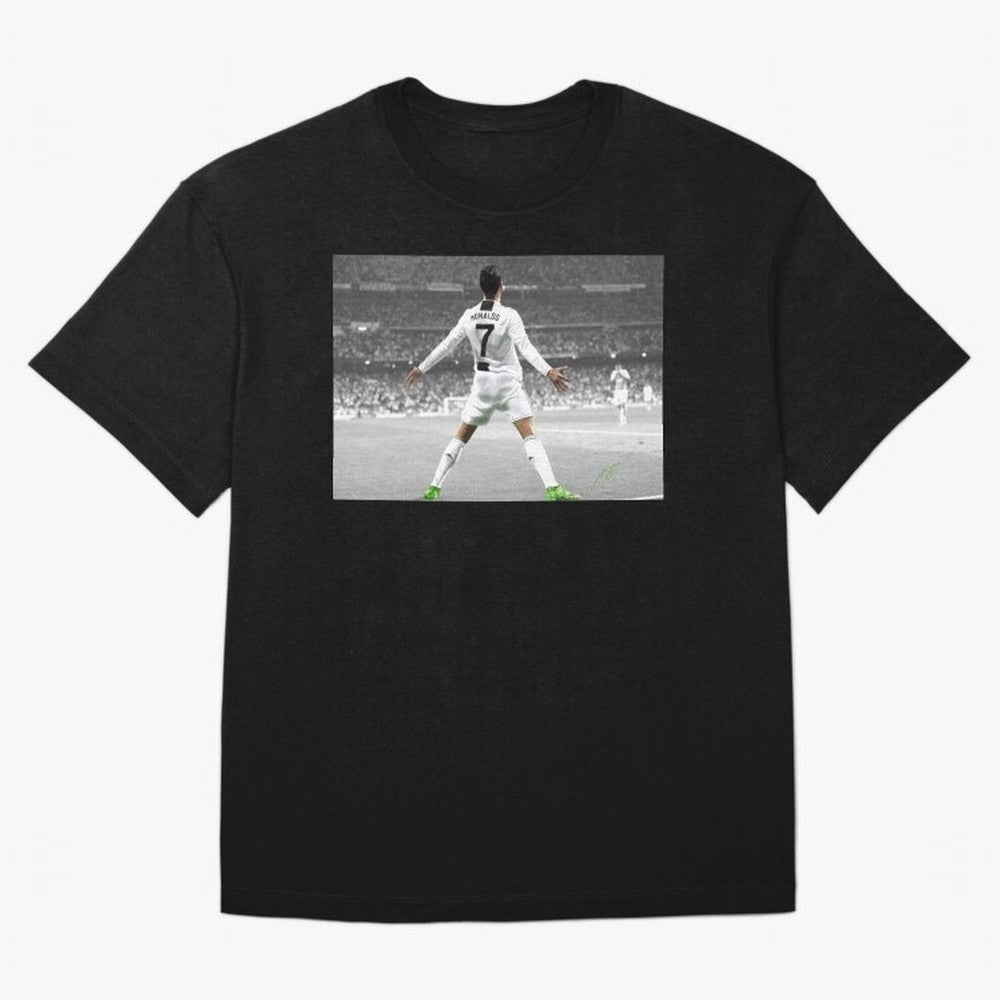 Cristiano Ronaldo Oversized T-Shirt Represent Global Football Passion for FIFA World Cup 2026 Group Stage, Centered on Haaland, Portugal, Tournament Hype, Historic Matchups, Family Viewing Parties and Global Sports Pride; Ideal for Fans Who Follow