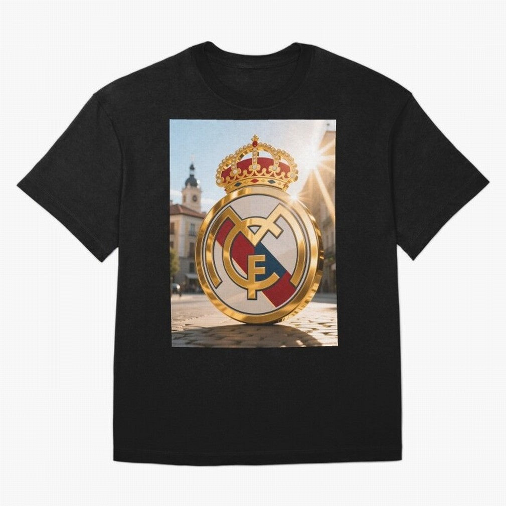 Plaza Sol Real Madrid Oversized T-Shirt Carry the Dream of FIFA World Cup 2026 Group Stage Built around Cristiano Ronaldo, Haaland and CR7, Argentina Energy, Fan Favorite Moments, National Team Passion, Big Match Drama and Soccer History; Great for