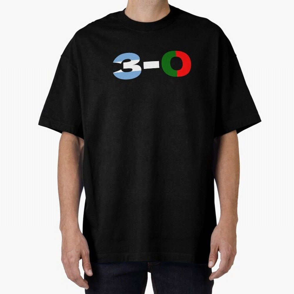 Argentina vs Portugal Oversized T-Shirt Keep Football History Alive during Global Football Passion for FIFA World Cup 2026, Highlighting Messi, Brazil, Supporter Pride, Iconic Celebrations, Legendary Names and Global Match Day Energy; Ideal for