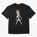 CR7 Oversized T-Shirt Celebrate Classic Football Spirit in Global Football Passion for FIFA World Cup 2026 Group Stage, Built around CR7 and Messi, France, Football Festival Excitement, Trophy Ambitions, Country Rivalries and Star Player Buzz;