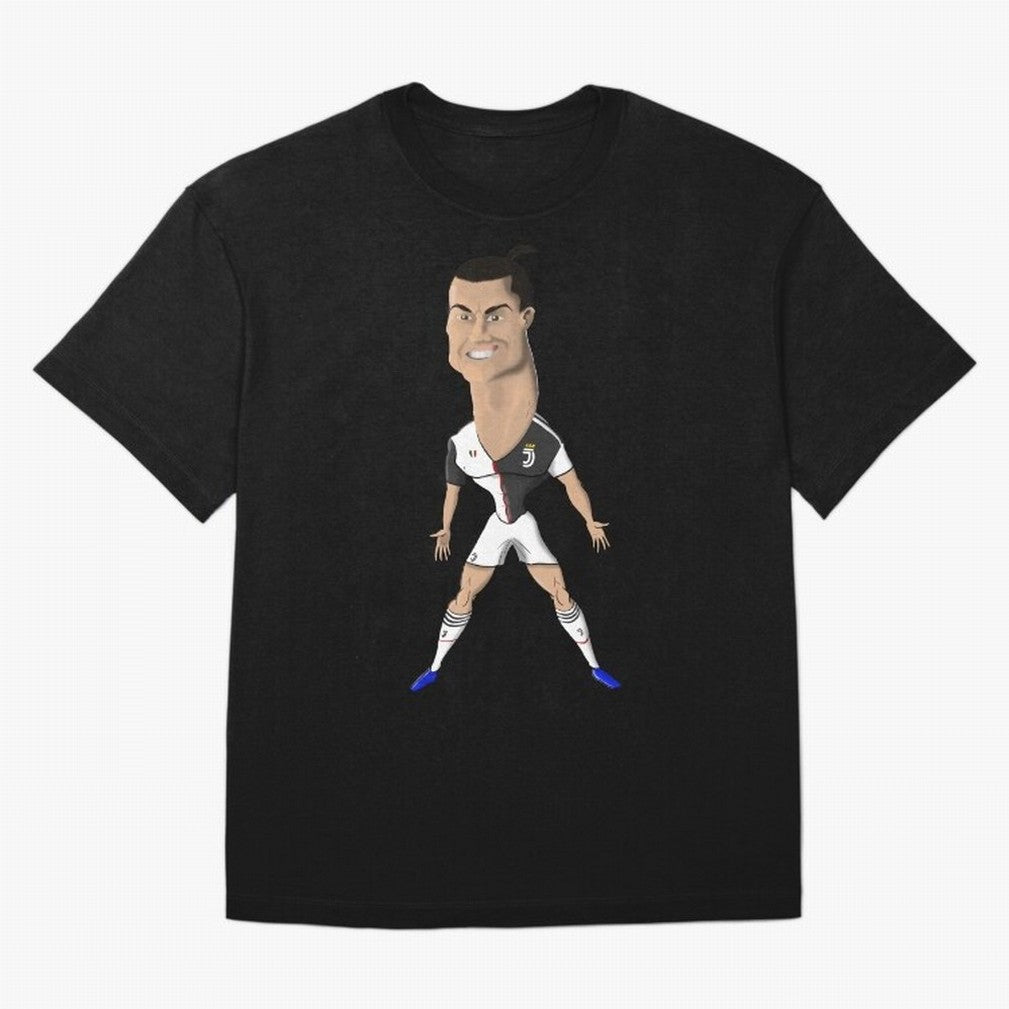 CR7 Oversized T-Shirt Celebrate Classic Football Spirit in Global Football Passion for FIFA World Cup 2026 Group Stage, Built around CR7 and Messi, France, Football Festival Excitement, Trophy Ambitions, Country Rivalries and Star Player Buzz;