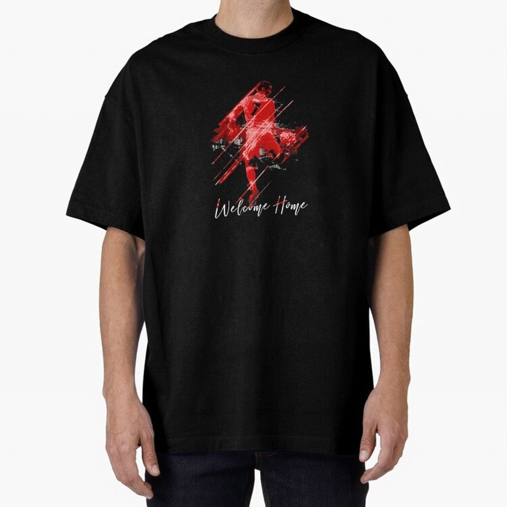 Cristiano Ronaldo Oversized T-Shirt Relive Legendary Nights from FIFA World Cup 2026 USA Canada Mexico Filled with Neymar, Haaland and Cristiano Ronaldo, Portugal Energy, Retro Football Energy, Iconic Rivalries, Trophy Chase Drama and Stadium