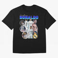 Cristiano Ronaldo Bootleg Oversized T-Shirt Celebrate Football Heritage in FIFA World Cup 2026 USA Canada Mexico Built around Messi, Netherlands Energy, Champion Mindset, Group Stage Buzz, Knockout Tension and Passionate Fan Culture; Made for