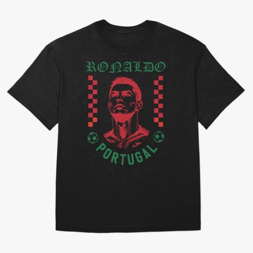 Cristiano Ronaldo Portugal Football Design World Cup Fan Art GOAT Soccer Oversized T-Shirt Turn Football Passion into FIFA World Cup 2026 Group Stage Built around Cristiano Ronaldo, Argentina, France and Brazil Energy, Game Day Rituals, Football