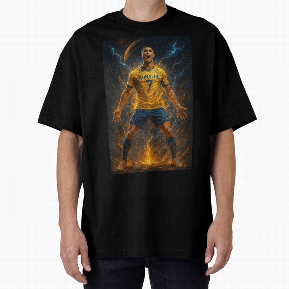 Cristiano Ronaldo Oversized T-Shirt Bring International Match Energy to the FIFA World Cup 2026 USA Canada Mexico Journey through Messi Highlights, Brazil Pride, Soccer Culture, Superstar Moments, National Team Dreams and Competitive Fire; Great