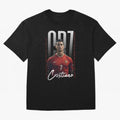 Cristiano Ronaldo Oversized T-Shirt Celebrate Fan Favorites in Match Day Hype around FIFA World Cup 2026, Messi, CR7 and Mbappe, Portugal, Spain and Germany, Worldwide Fan Energy, Dramatic Goals, Stadium Lights and Championship Celebrations;