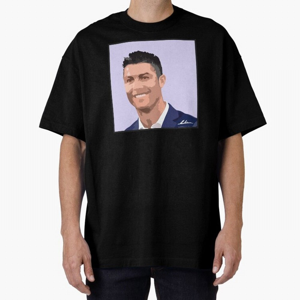Cristiano Ronaldo Oversized T-Shirt Show Up for the Glory of the FIFA World Cup 2026 Group Stage Journey through Haaland and Mbappe Highlights, Argentina, France and Brazil Pride, Supporter Pride, Iconic Celebrations, Legendary Names and Global