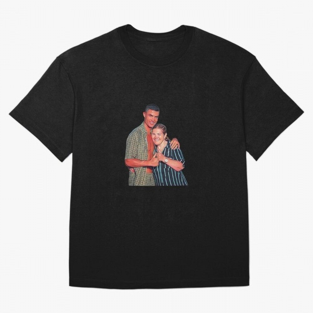its criis with his mother Oversized T-Shirt Share Match Day Hype around FIFA World Cup 2026, Messi and Cristiano Ronaldo, Brazil, Goal Celebration Energy, Supporter Heritage, Football Icons and Worldwide Tournament Joy; Great for Supporters Who