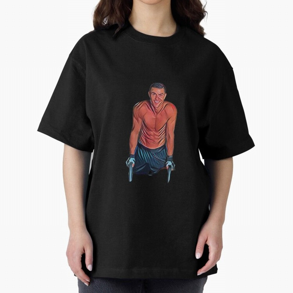nice smile from cris Oversized T-Shirt Bring Stadium Energy to Global Football Passion for FIFA World Cup 2026, with Haaland and Mbappe, Spain and Netherlands, Champion Mindset, Group Stage Buzz, Knockout Tension and Passionate Fan Culture; Built
