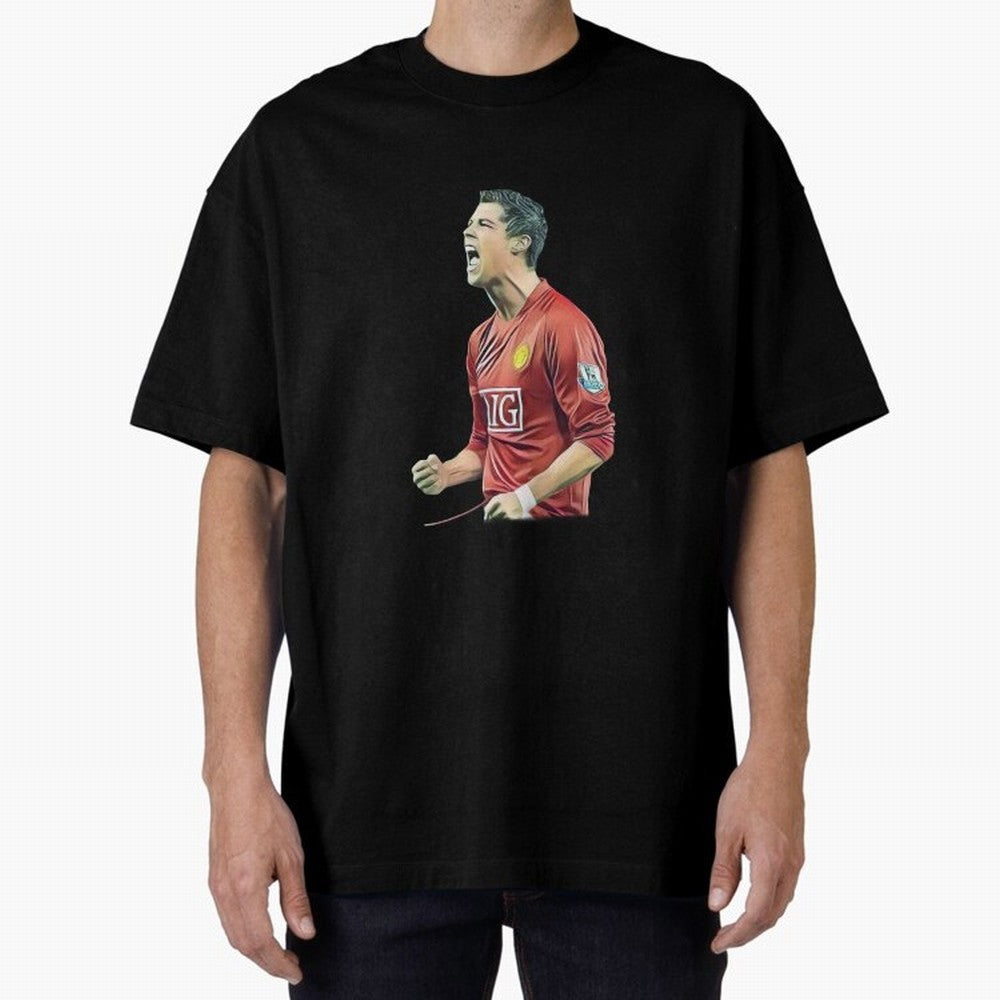 a good celebration from the goat Oversized T-Shirt Celebrate Every Goal in the FIFA World Cup 2026 Journey through Haaland and Mbappe Highlights, Portugal, Spain and Germany Pride, Tournament Hype, Historic Matchups, Family Viewing Parties and