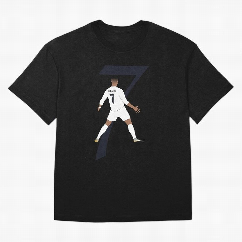 Cristiano Ronaldo #7 Oversized T-Shirt Follow the Road to FIFA World Cup 2026 USA Canada Mexico for Fans of Cristiano Ronaldo and Argentina and Brazil, Bringing Champion Mindset, Group Stage Buzz, Knockout Tension and Passionate Fan Culture; Ideal