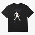 Cristiano Ronaldo #7 Oversized T-Shirt Follow the Road to FIFA World Cup 2026 USA Canada Mexico for Fans of Cristiano Ronaldo and Argentina and Brazil, Bringing Champion Mindset, Group Stage Buzz, Knockout Tension and Passionate Fan Culture; Ideal