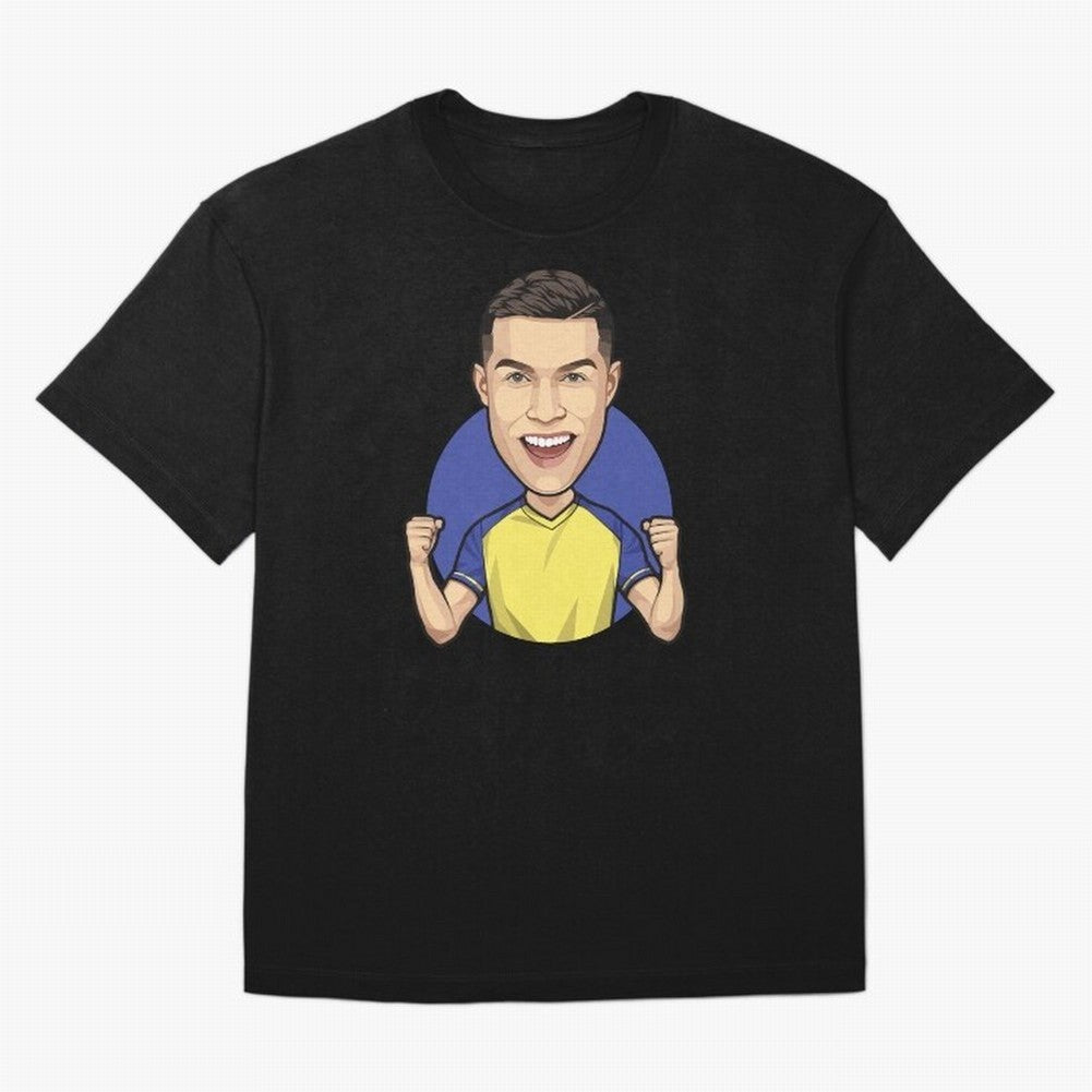 Ronaldo Al-Nassr 2022 Oversized T-Shirt Create FIFA World Cup 2026 for Fans of CR7 and Portugal, Bringing Global Supporter Spirit, Legendary Goals, National Colors and Tournament Celebration; Ideal for Football Dads, Football Moms, Friends,