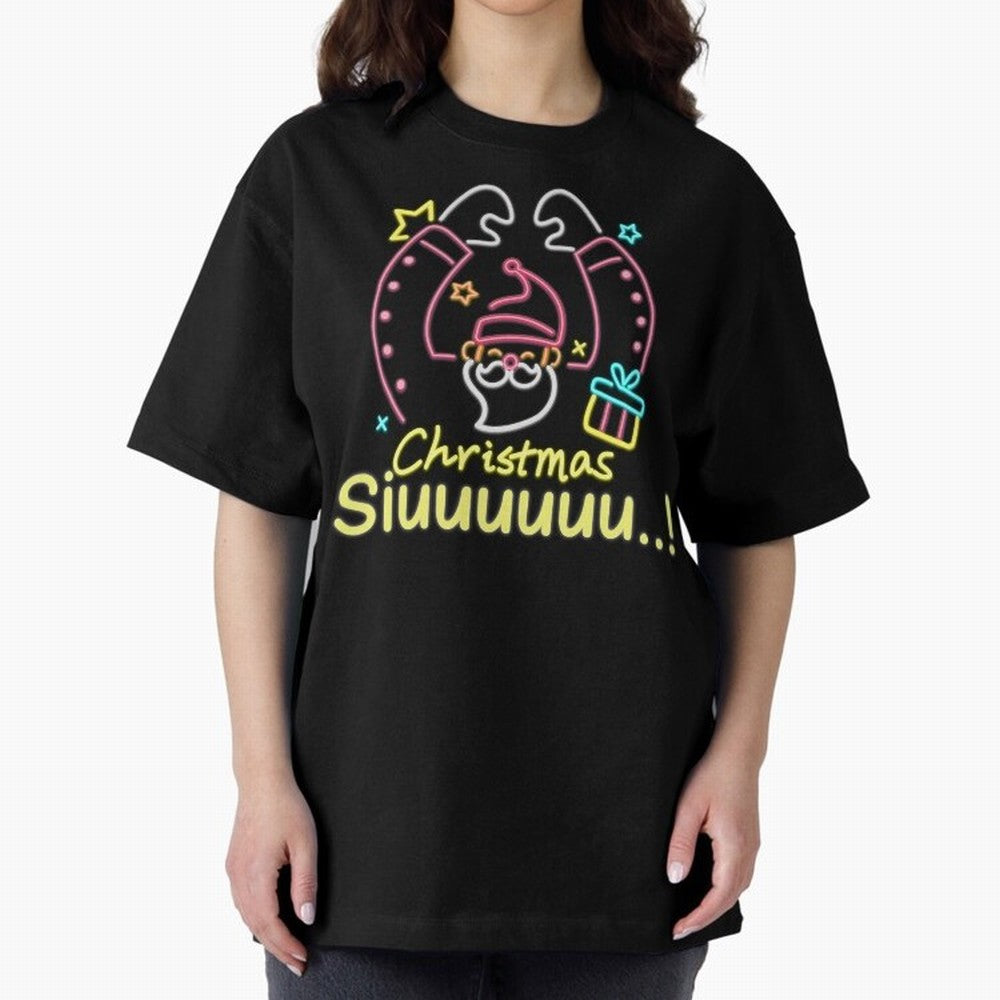 Christmas siuuu CR7 goal Oversized T-Shirt Join FIFA World Cup 2026 USA Canada Mexico for Fans of CR7 and Argentina, France and Brazil, Bringing Stadium Memories, Football Loyalty, International Chants and Championship Tradition; Perfect for