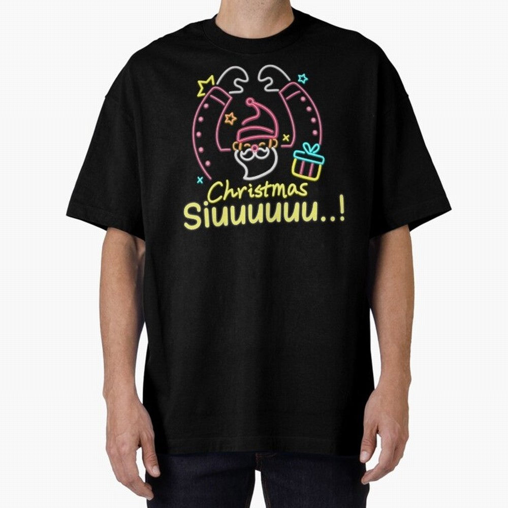 Christmas siuuu CR7 goal Oversized T-Shirt Join FIFA World Cup 2026 USA Canada Mexico for Fans of CR7 and Argentina, France and Brazil, Bringing Stadium Memories, Football Loyalty, International Chants and Championship Tradition; Perfect for