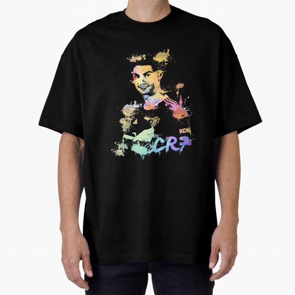 Cristiano Ronaldo Cristiano Ronaldoooo Oversized T-Shirt Carry the Colors and Pride of Global Football Passion for FIFA World Cup 2026 USA Canada Mexico, Highlighting Cristiano Ronaldo, Argentina, France and Brazil, Worldwide Fan Energy, Dramatic