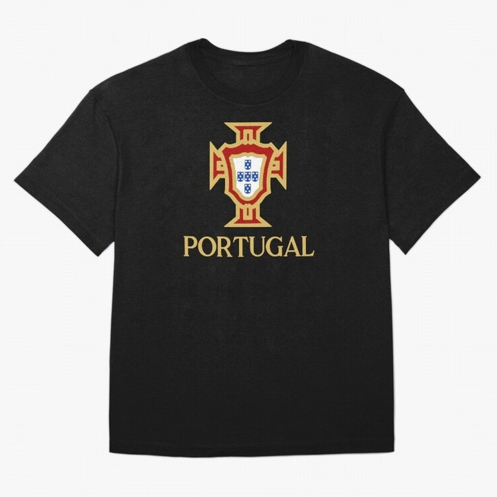 Portugal Gold Alt 3 Oversized T-Shirt Carry the Colors and Pride of Match Day Hype around FIFA World Cup 2026 USA Canada Mexico, Messi, Neymar and Mbappe, Portugal, Championship Spirit, Famous Goals, Roaring Crowds and International Football Unity;