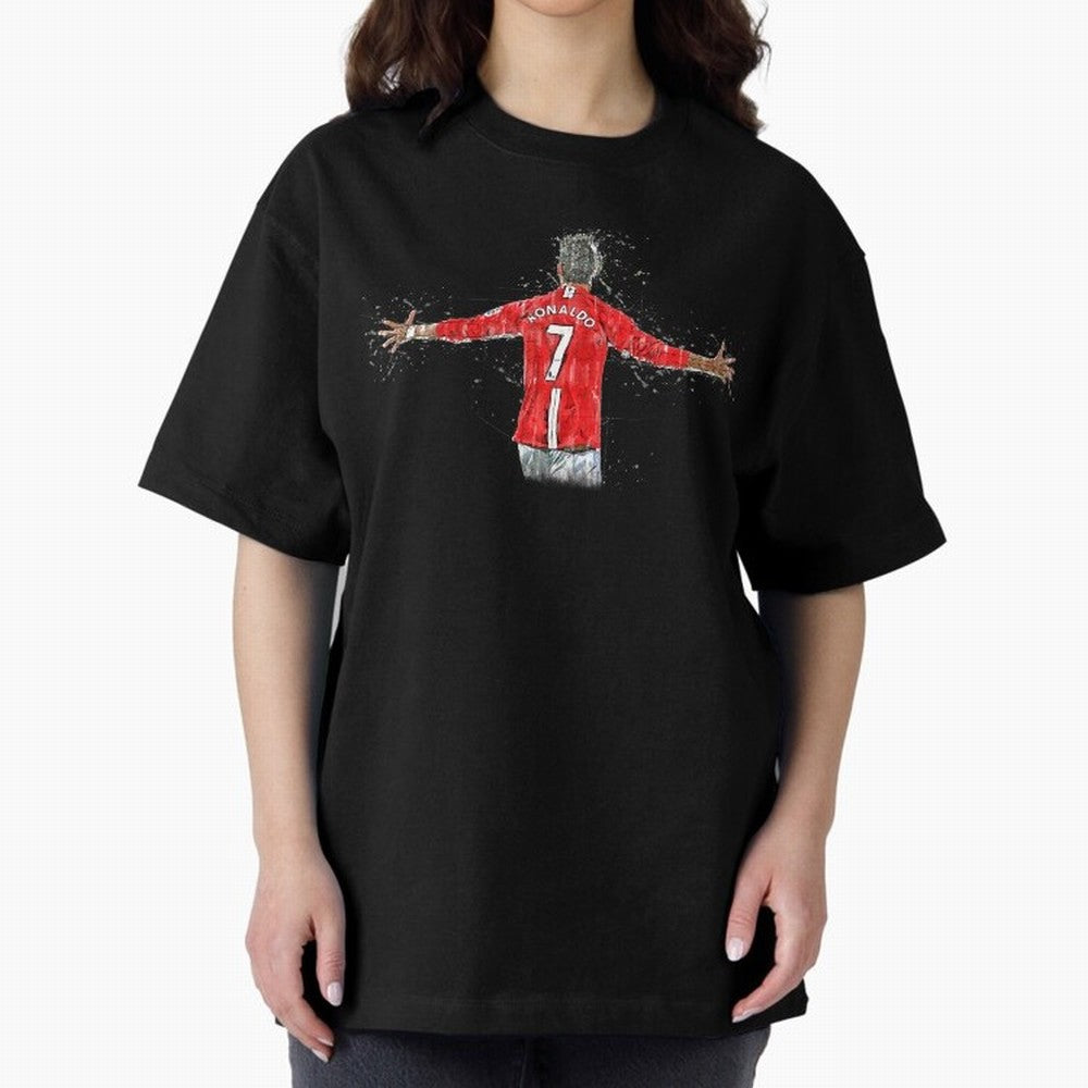 Cristiano Ronaldo 8 Oversized T-Shirt Enjoy the Biggest Football Party of FIFA World Cup 2026 Group Stage with Neymar, France Energy, Football History, Final Match Energy, Crowd Noise and Once in a Lifetime Moments; Ideal for Football Dads,