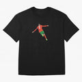Cristiano Ronaldo Oversized T-Shirt Represent Global Football Passion for FIFA World Cup 2026 Group Stage, Centered on Haaland, Portugal, Tournament Hype, Historic Matchups, Family Viewing Parties and Global Sports Pride; Ideal for Fans Who Follow