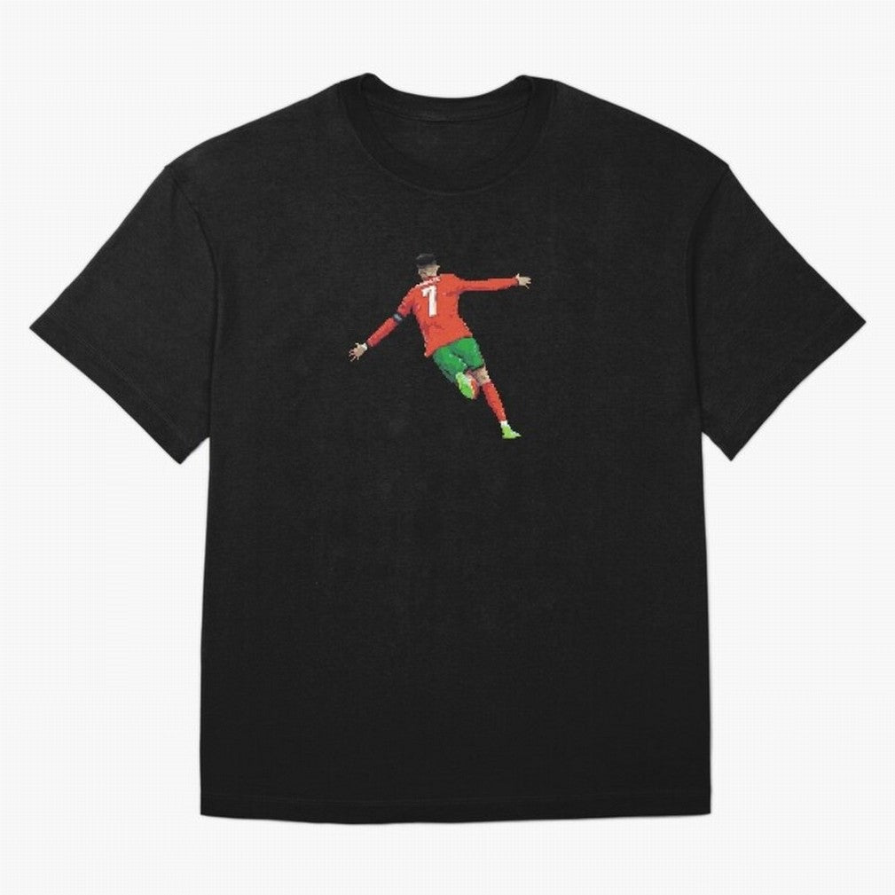 Cristiano Ronaldo Oversized T-Shirt Represent Global Football Passion for FIFA World Cup 2026 Group Stage, Centered on Haaland, Portugal, Tournament Hype, Historic Matchups, Family Viewing Parties and Global Sports Pride; Ideal for Fans Who Follow