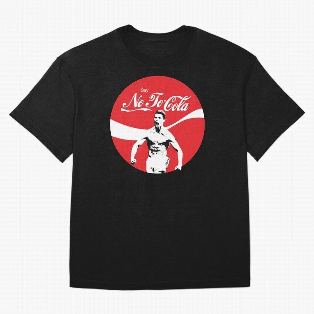 Cristiano Ronaldo - Say No To Cola Oversized T-Shirt Share the Excitement of FIFA World Cup 2026 USA Canada Mexico Spirit, Inspired by Spain and Netherlands, Messi, Neymar and Mbappe, Match Day Excitement, Supporter Culture, Golden Goals and Global