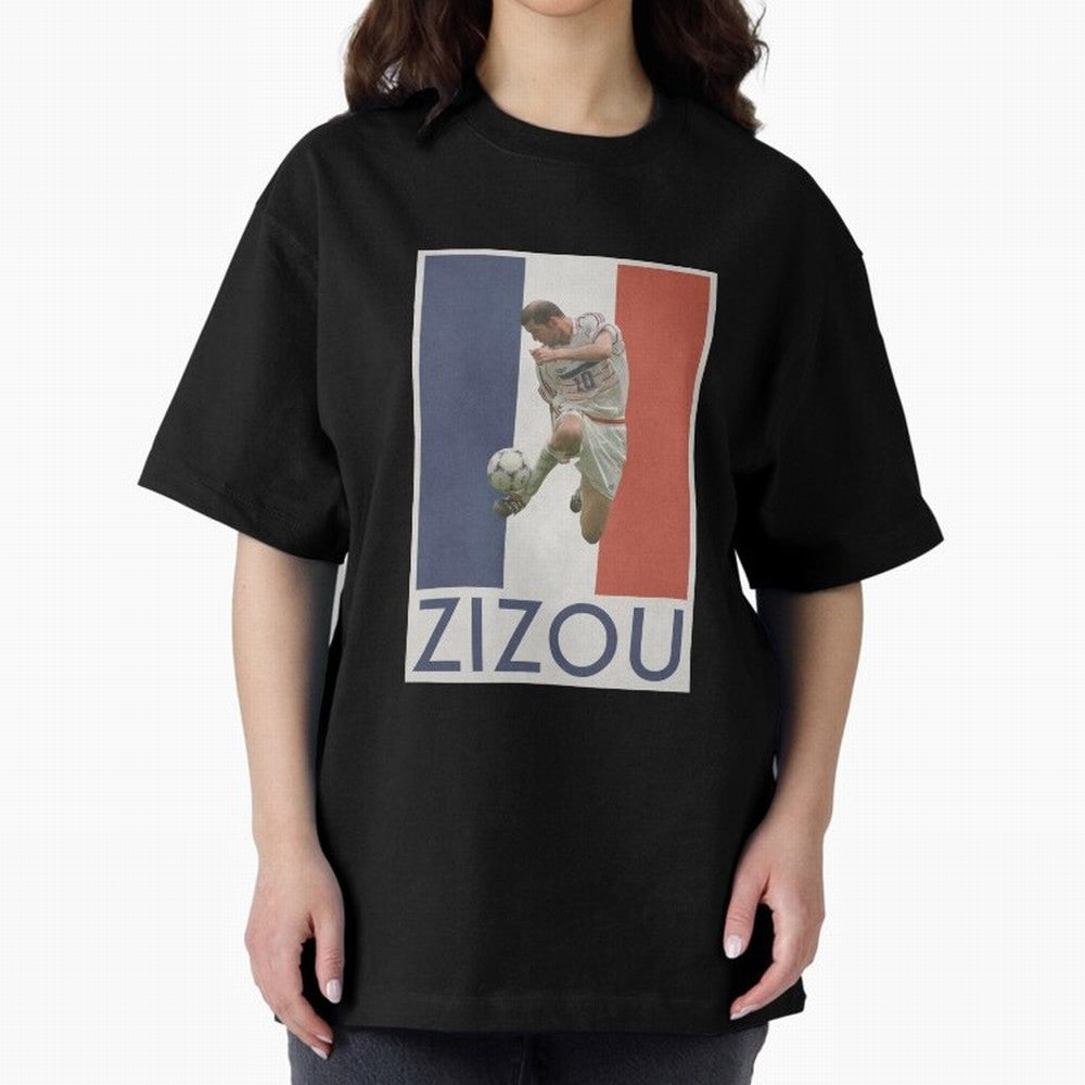 Football - Zidane Oversized T-Shirt Bring World Football Passion into FIFA World Cup 2026 Spirit, Capturing Portugal, Haaland, Football Passion, Legendary Performances, Festival Vibes and Supporter Community; Made for Die Hard Supporters, Soccer