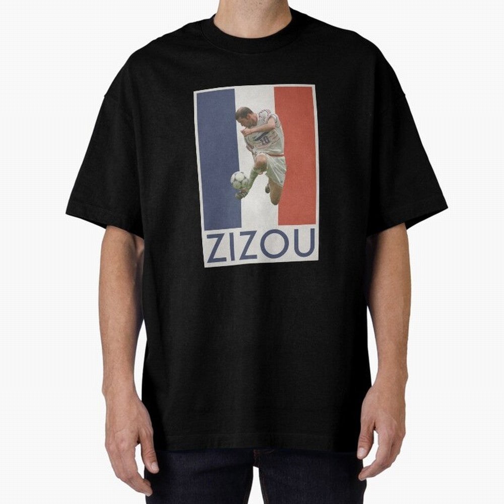 Football - Zidane Oversized T-Shirt Bring World Football Passion into FIFA World Cup 2026 Spirit, Capturing Portugal, Haaland, Football Passion, Legendary Performances, Festival Vibes and Supporter Community; Made for Die Hard Supporters, Soccer